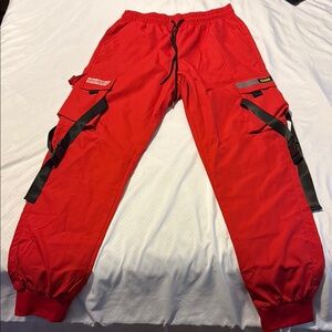 Red Cargo Pants